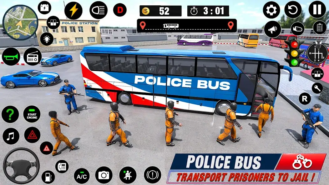 Скачать Полицейский автобус [Взлом Бесконечные монеты] APK на Андроид