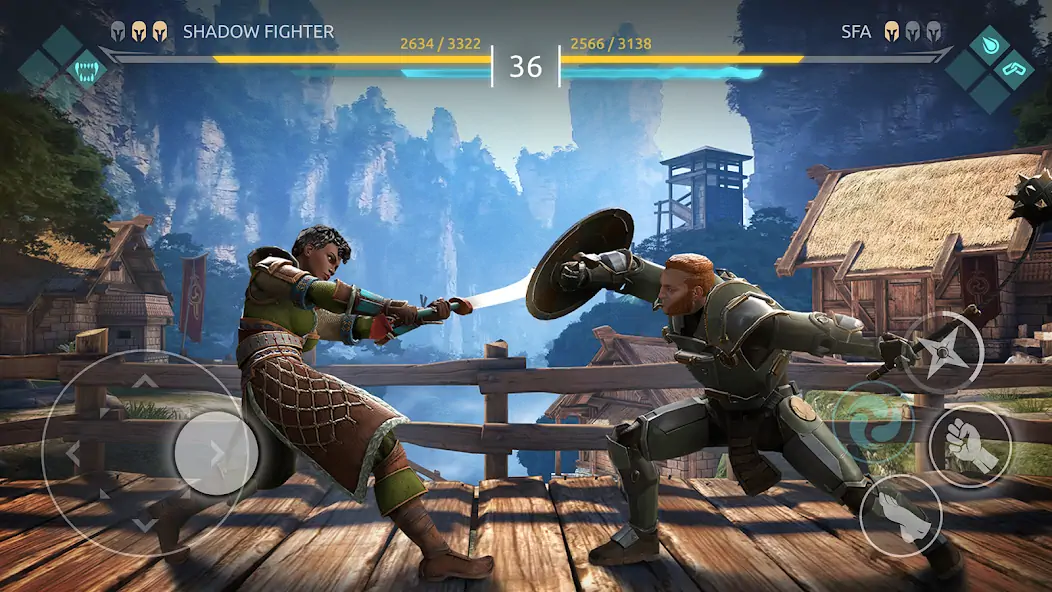 Скачать Shadow Fight 4: Arena [Взлом Много монет] APK на Андроид