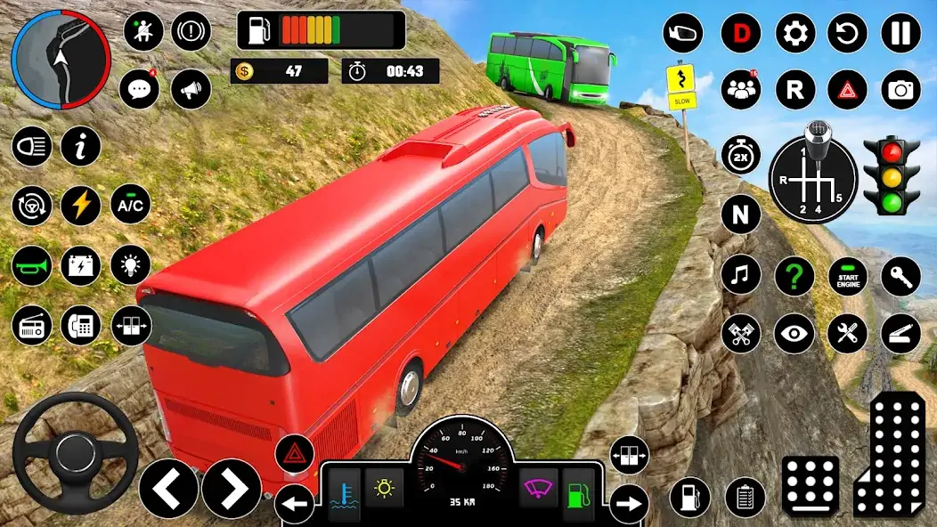 Скачать Offroad Bus Simulator Game [Взлом Бесконечные деньги] APK на Андроид