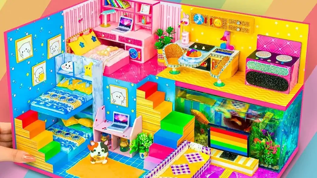 Скачать Girl Doll House Design Games [Взлом Много денег] APK на Андроид