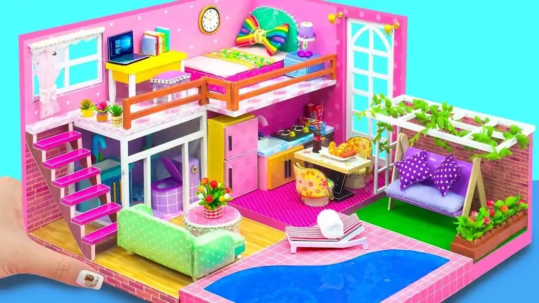 Скачать Girl Doll House Design Games [Взлом Много денег] APK на Андроид