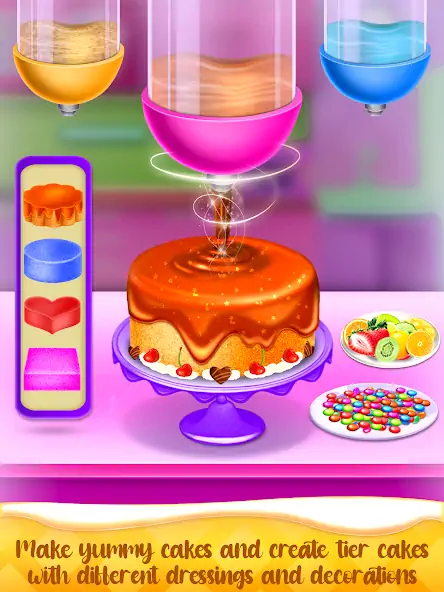 Скачать Cake Maker Cooking Cake Games [Взлом Бесконечные монеты] APK на Андроид