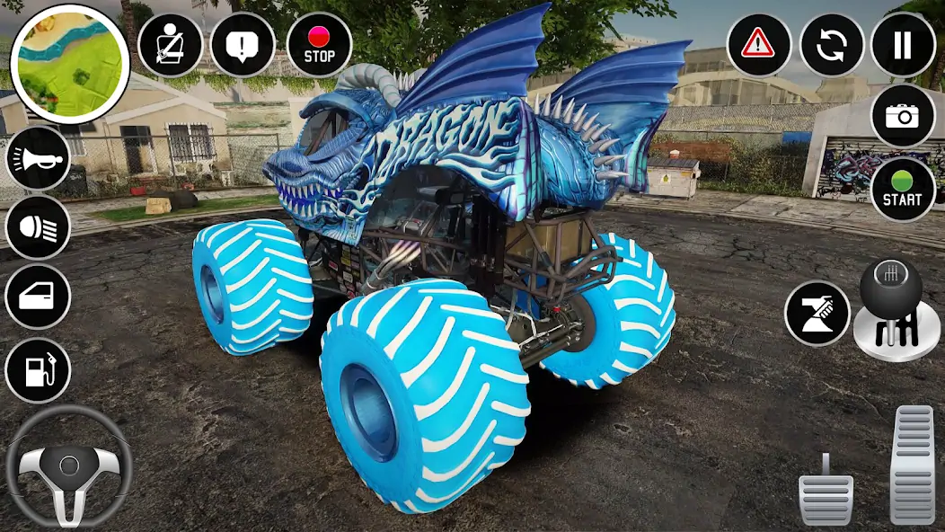 Скачать 4x4 Monster Truck Stunt Games [Взлом Бесконечные монеты] APK на Андроид