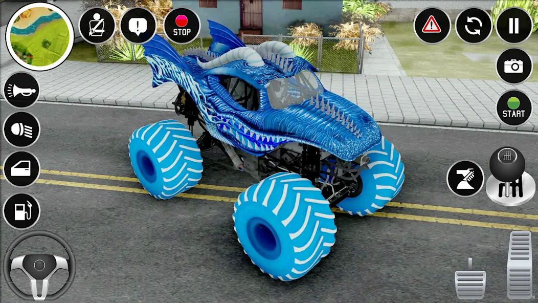 Скачать 4x4 Monster Truck Stunt Games [Взлом Бесконечные монеты] APK на Андроид