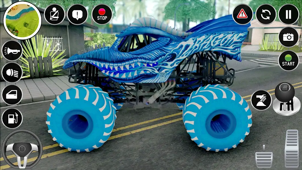 Скачать 4x4 Monster Truck Stunt Games [Взлом Бесконечные монеты] APK на Андроид