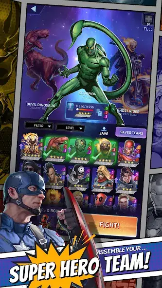 Скачать MARVEL Puzzle Quest: Hero RPG [Взлом Бесконечные деньги] APK на Андроид