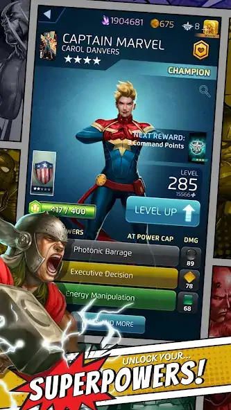 Скачать MARVEL Puzzle Quest: Hero RPG [Взлом Бесконечные деньги] APK на Андроид