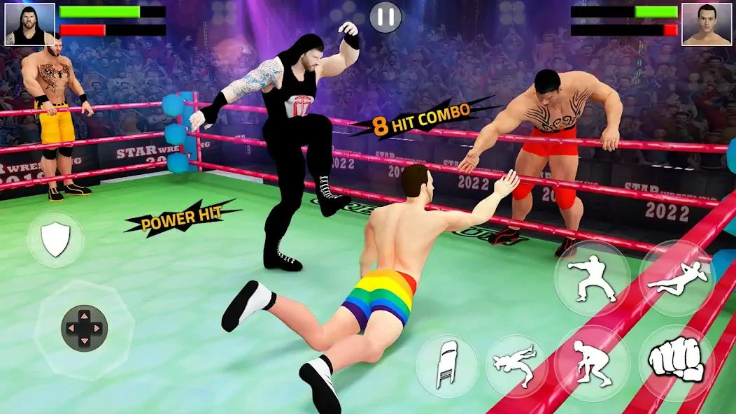 Скачать Tag Team Wrestling Game [Взлом Много денег] APK на Андроид