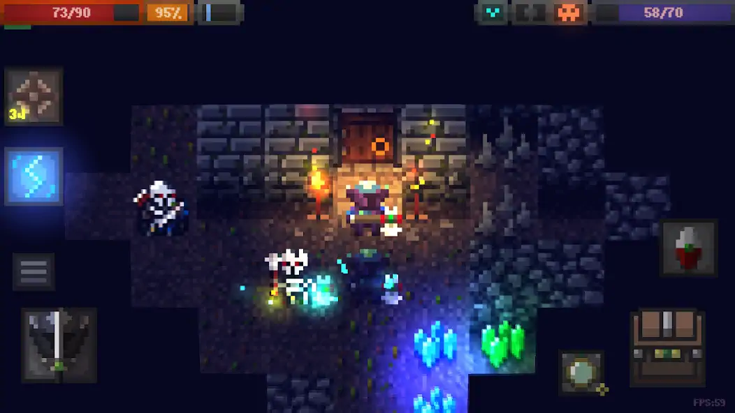 Скачать Caves (Roguelike) [Взлом Много монет] APK на Андроид