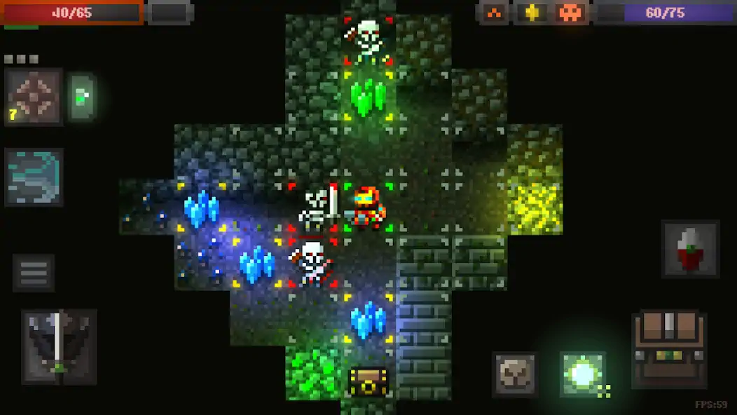 Скачать Caves (Roguelike) [Взлом Много монет] APK на Андроид