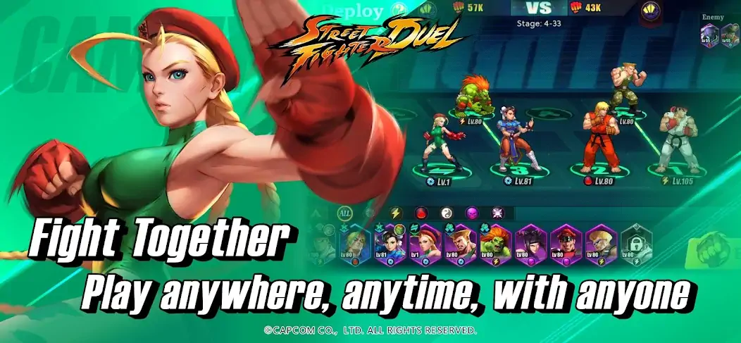 Скачать Street Fighter: Duel [Взлом Бесконечные деньги] APK на Андроид