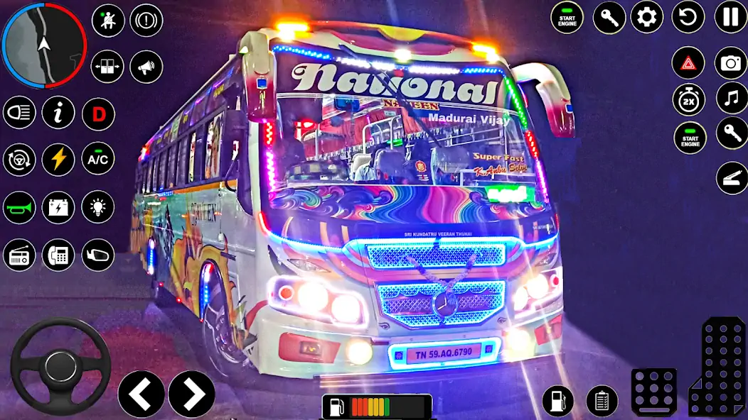 Скачать Игра вождения автобуса 3D [Взлом Много денег] APK на Андроид