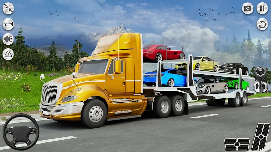 Скачать Car Transport Truck Games Sim [Взлом Бесконечные деньги] APK на Андроид