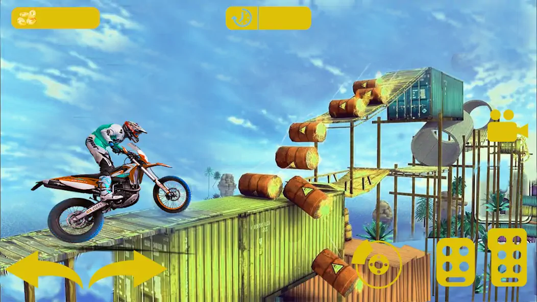 Скачать байк трюки-гонки на мотоциклах [Взлом Много денег] APK на Андроид