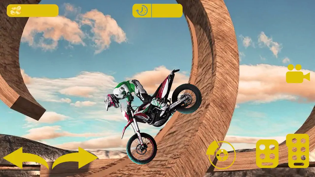 Скачать байк трюки-гонки на мотоциклах [Взлом Много денег] APK на Андроид
