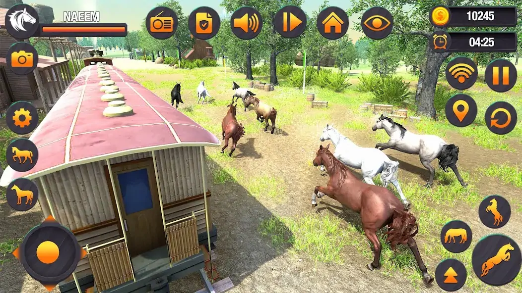 Скачать Virtual Wild Horse Family Sim [Взлом Бесконечные монеты] APK на Андроид