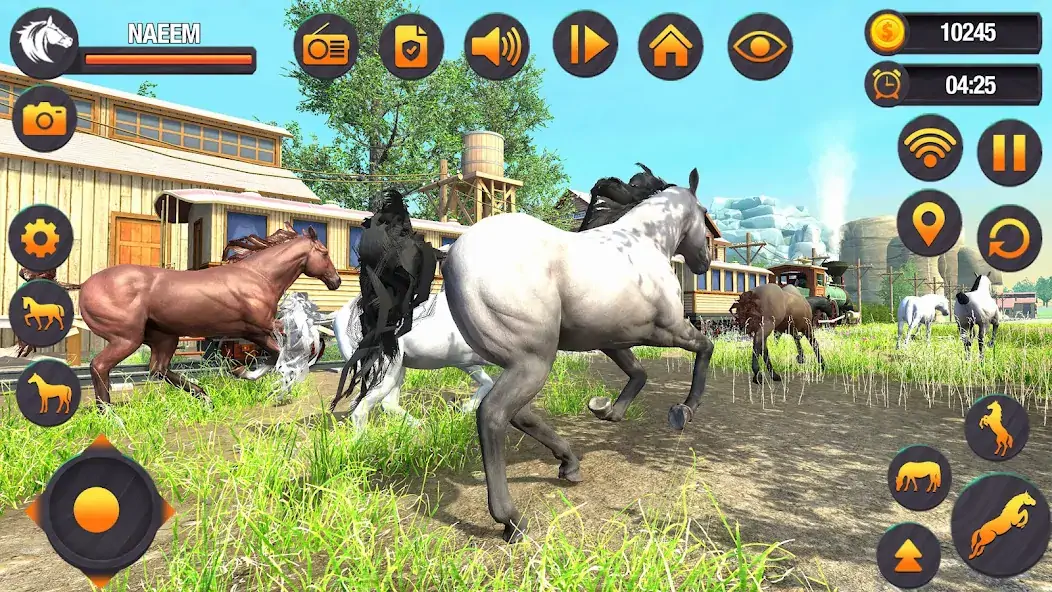 Скачать Virtual Wild Horse Family Sim [Взлом Бесконечные монеты] APK на Андроид