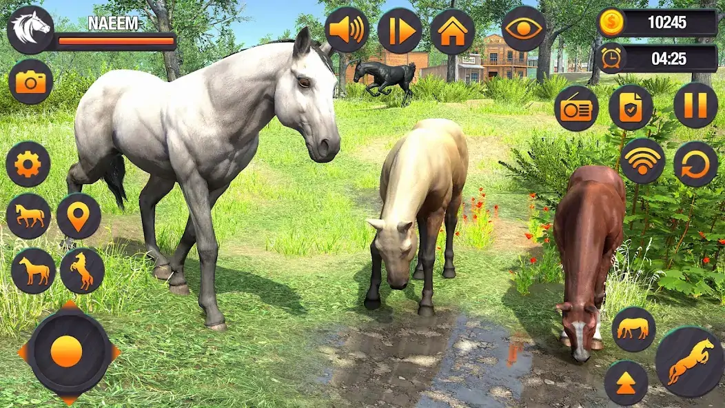 Скачать Virtual Wild Horse Family Sim [Взлом Бесконечные монеты] APK на Андроид