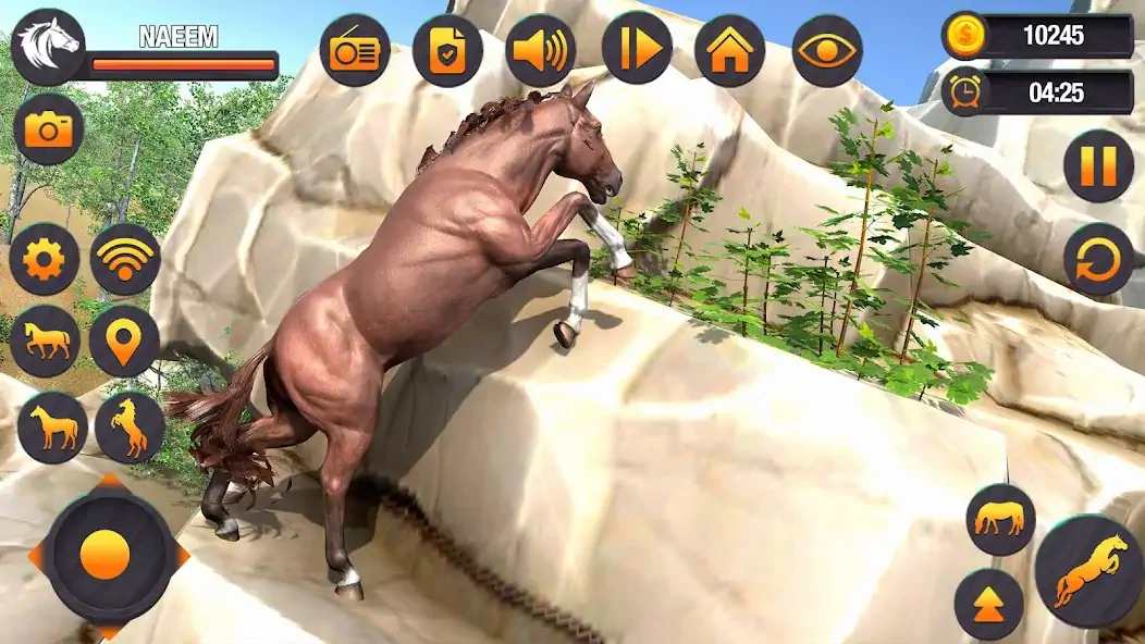 Скачать Virtual Wild Horse Family Sim [Взлом Бесконечные монеты] APK на Андроид
