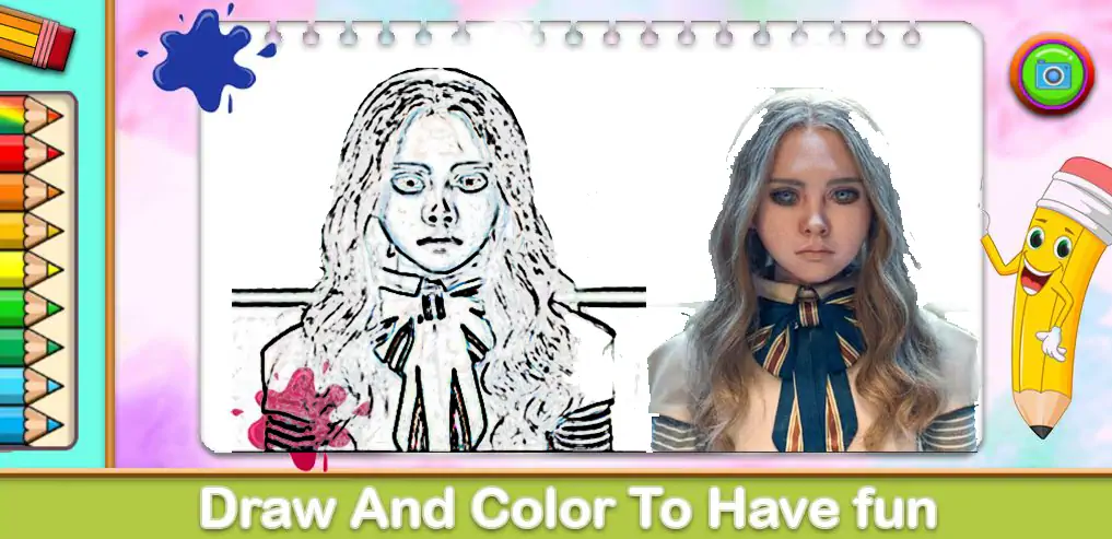 Скачать Megan Coloring Game [Взлом Бесконечные монеты] APK на Андроид