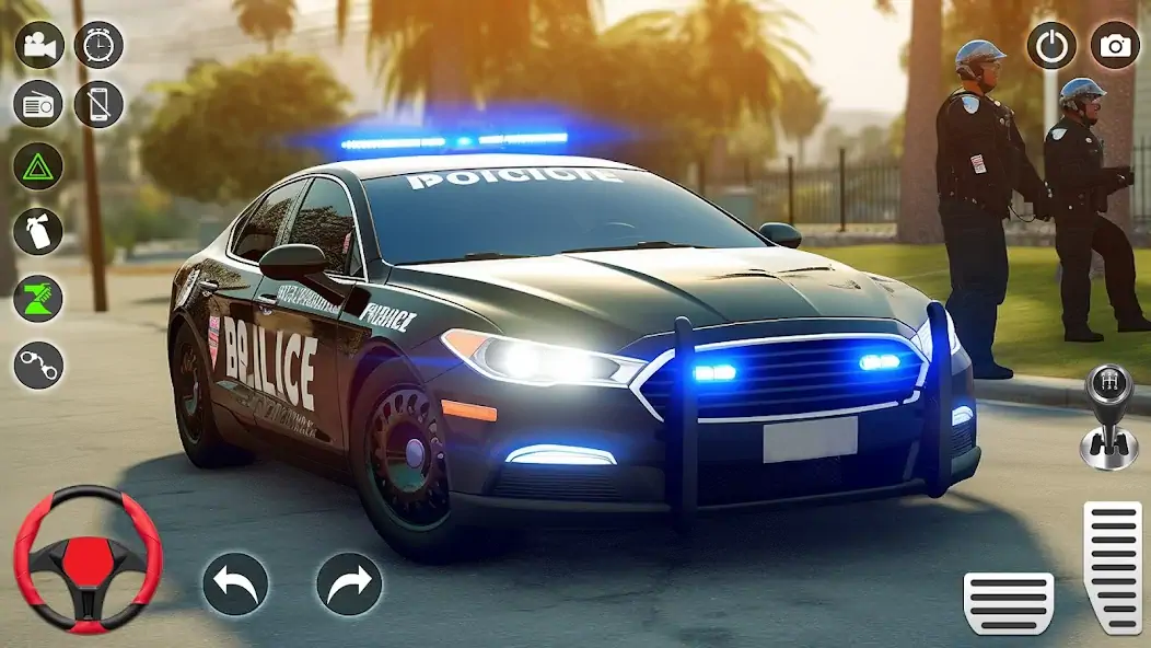 Скачать US Police Car Chase Simulator [Взлом Много денег] APK на Андроид