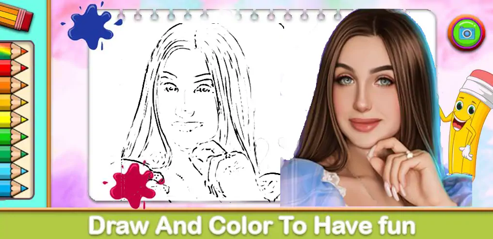 Скачать Lady Diana Coloring Game [Взлом Много денег] APK на Андроид