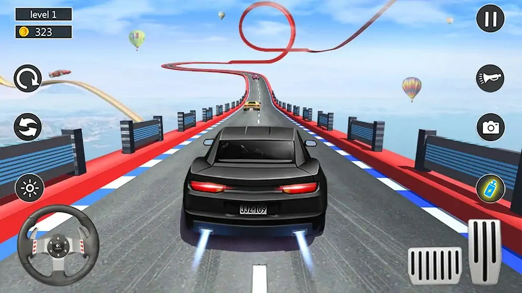 Скачать GT Car Stunts - Ramp Car Games [Взлом Много монет] APK на Андроид