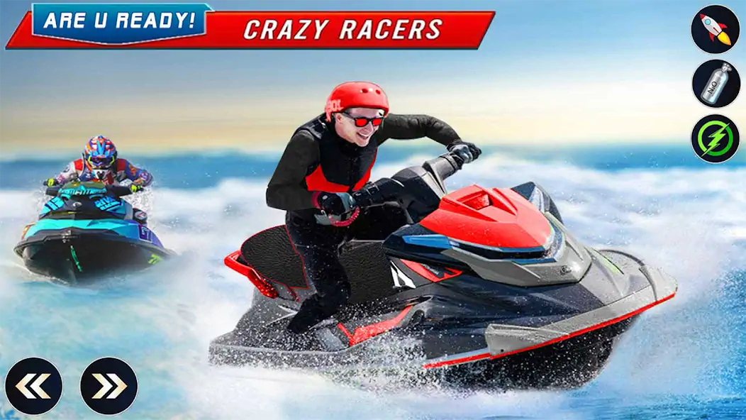 Скачать Jetski Boat racing: Boat Games [Взлом Много монет] APK на Андроид