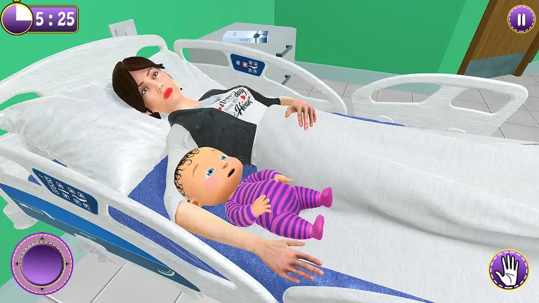 Скачать Pregnant Mother Game Simulator [Взлом Много монет] APK на Андроид