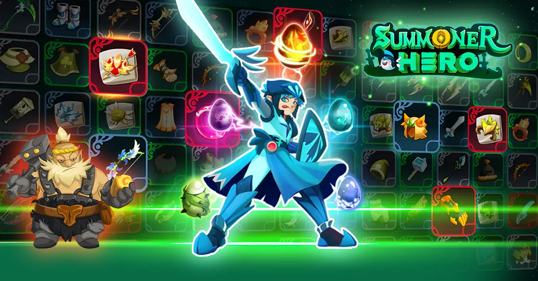 Скачать Summoner Hero: Epic Battle [Взлом Много денег] APK на Андроид