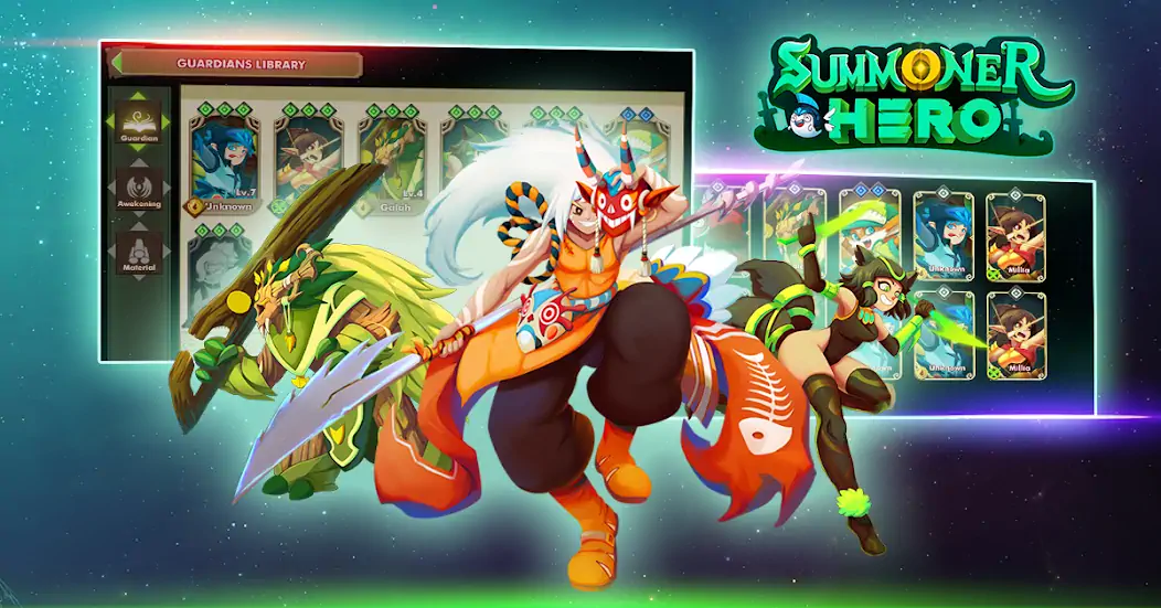 Скачать Summoner Hero: Epic Battle [Взлом Много денег] APK на Андроид