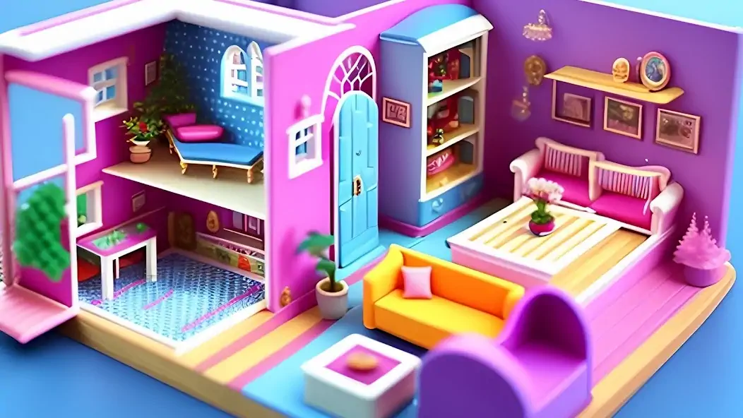 Скачать Doll House Design Doll Games [Взлом Много денег] APK на Андроид