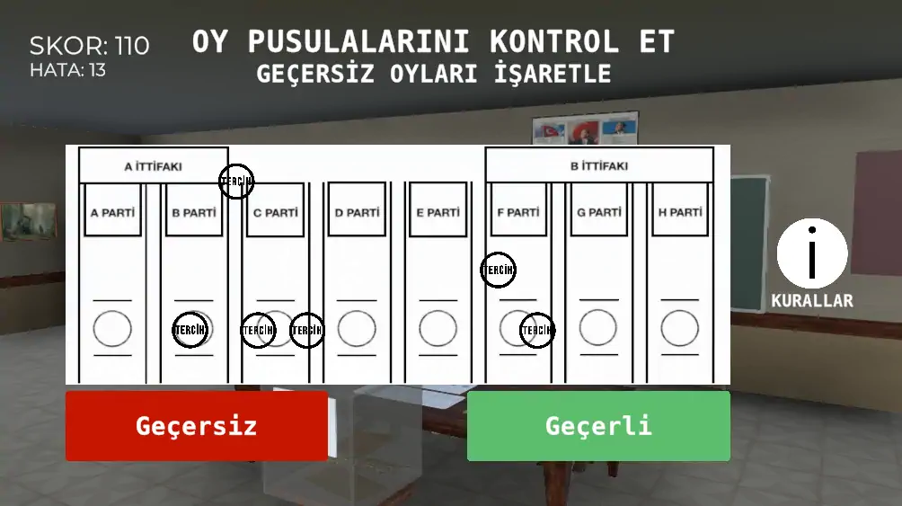 Скачать Seçim 2023 Müşahit oyunu [Взлом Бесконечные деньги] APK на Андроид