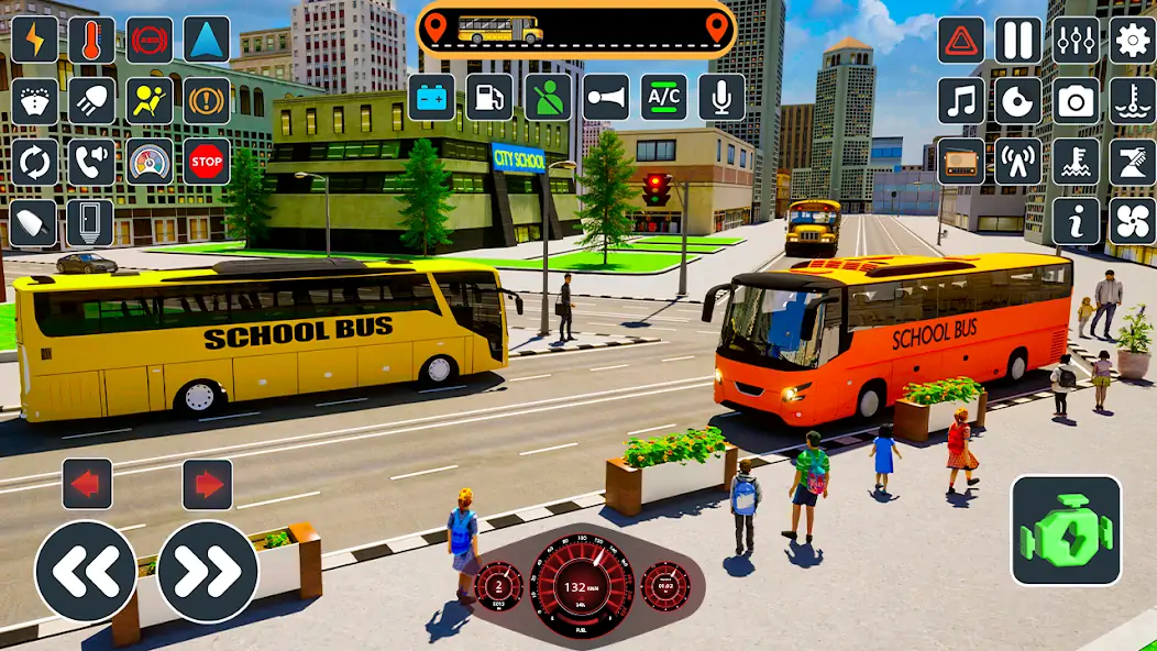 Скачать School Bus Simulator Bus Game [Взлом Много монет] APK на Андроид