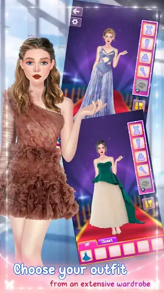 Скачать Fashion Stylist: Dress Up Game [Взлом Много монет] APK на Андроид