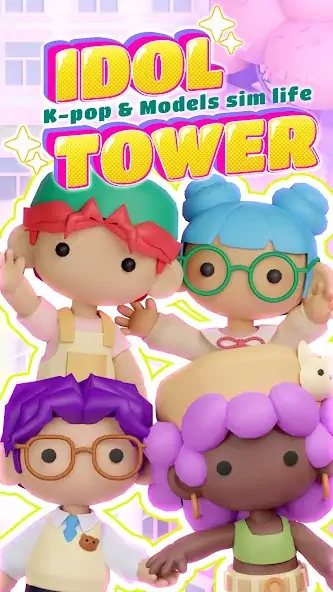 Скачать Idol Tower: K-pop & Models [Взлом Бесконечные деньги] APK на Андроид