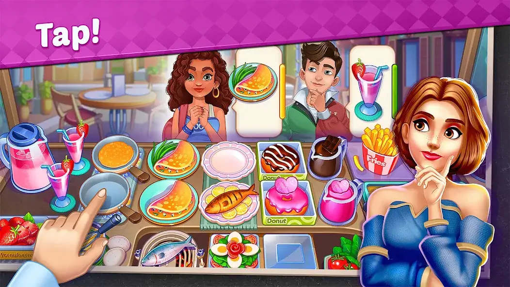 Скачать My Cafe Shop : Cooking Games [Взлом Много денег] APK на Андроид