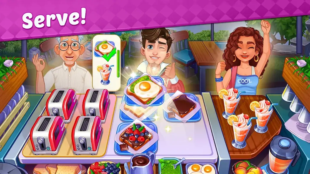 Скачать My Cafe Shop : Cooking Games [Взлом Много денег] APK на Андроид