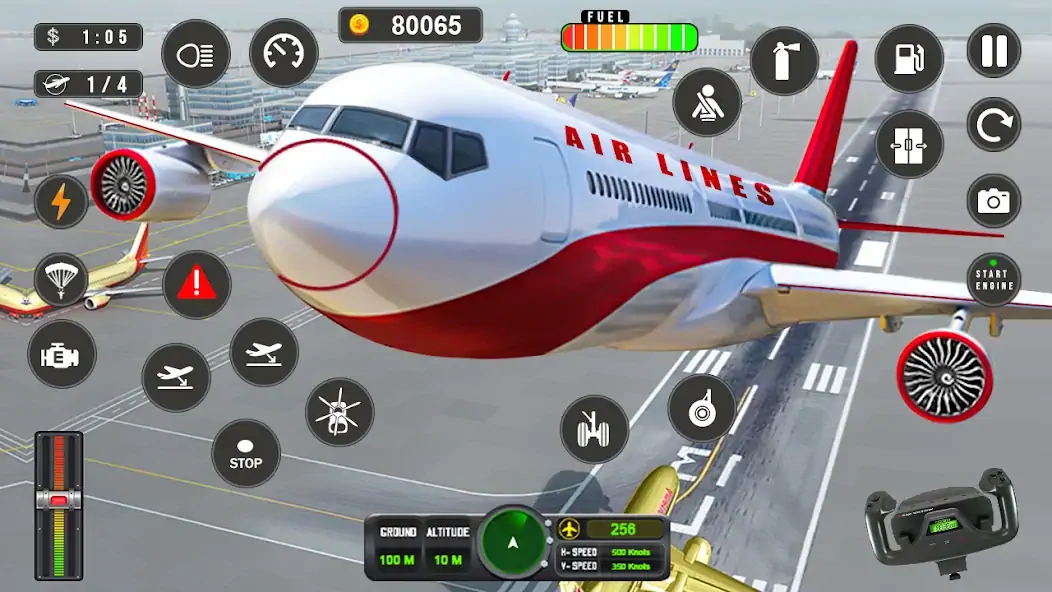 Скачать Flight Simulator - Plane Games [Взлом Бесконечные деньги] APK на Андроид