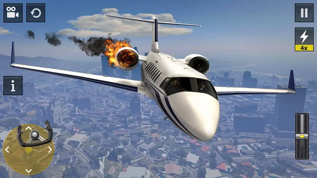 Скачать Flight Simulator - Plane Games [Взлом Бесконечные деньги] APK на Андроид