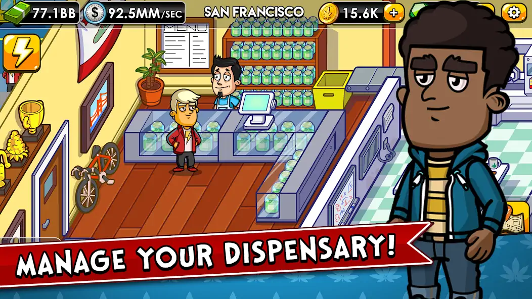 Скачать Weed Inc: Idle Tycoon [Взлом Много монет] APK на Андроид