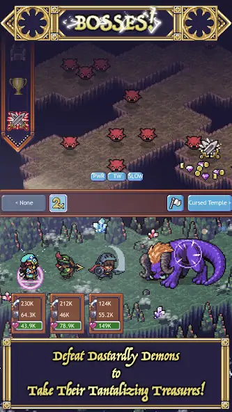 Скачать Cave Heroes:Idle Dungeon Crawl [Взлом Много монет] APK на Андроид