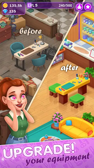 Скачать Beauty Tycoon: Hollywood Story [Взлом Много денег] APK на Андроид