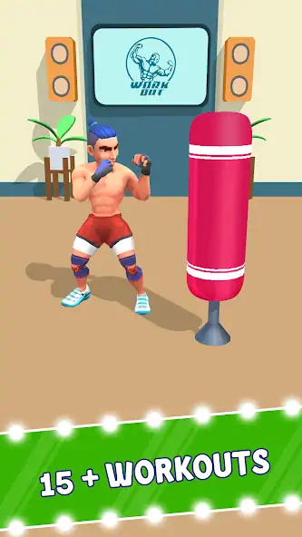 Скачать Idle Workout Fitness [Взлом Бесконечные монеты] APK на Андроид