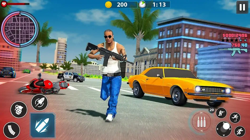 Скачать Grand Mafia Vegas Simulator [Взлом Бесконечные деньги] APK на Андроид