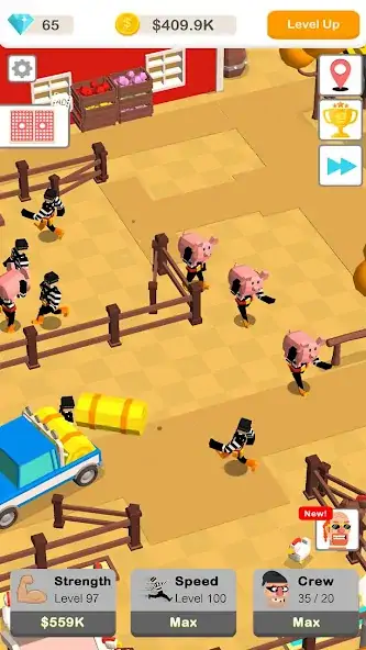 Скачать Idle Robbery [Взлом Бесконечные деньги] APK на Андроид