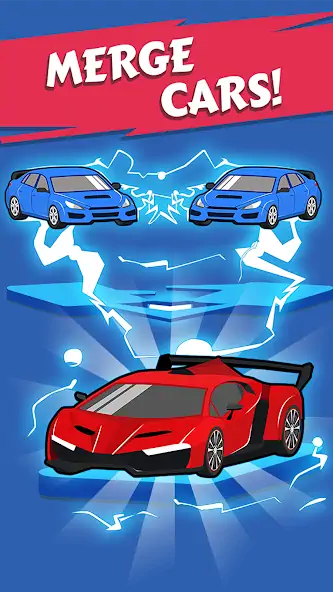 Скачать Merge Car - Idle Merge Cars [Взлом Бесконечные монеты] APK на Андроид