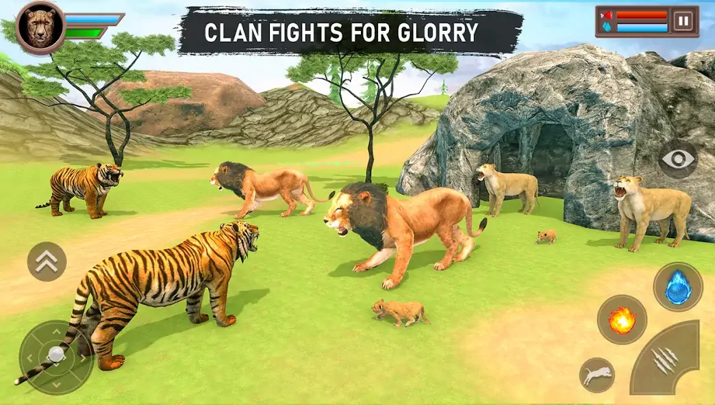 Скачать Lion Simulator - Lion Games [Взлом Много монет] APK на Андроид