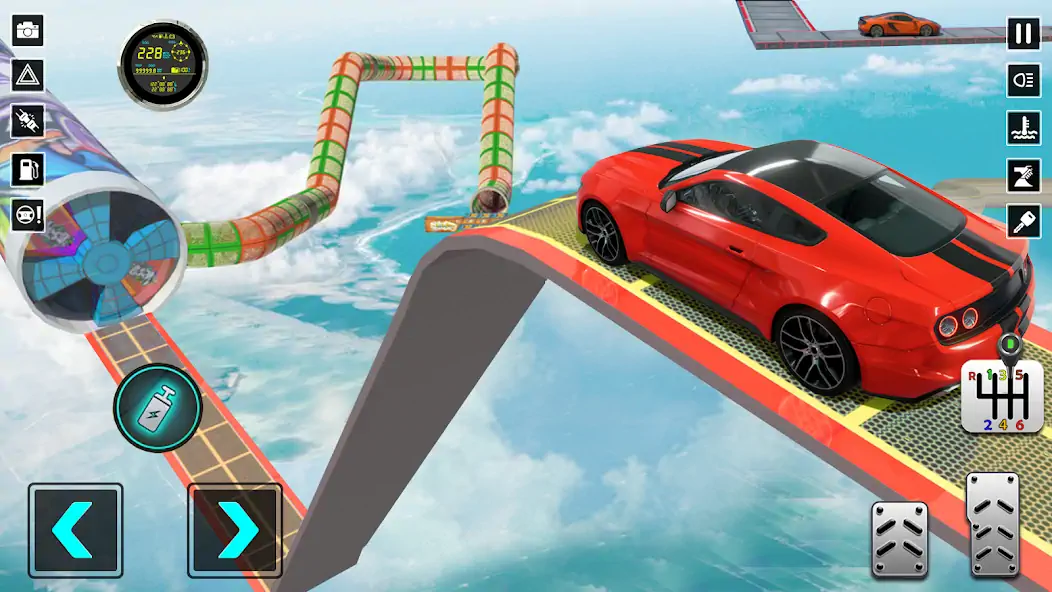 Скачать Ramp Car Game:Crazy Car Racing [Взлом Бесконечные монеты] APK на Андроид