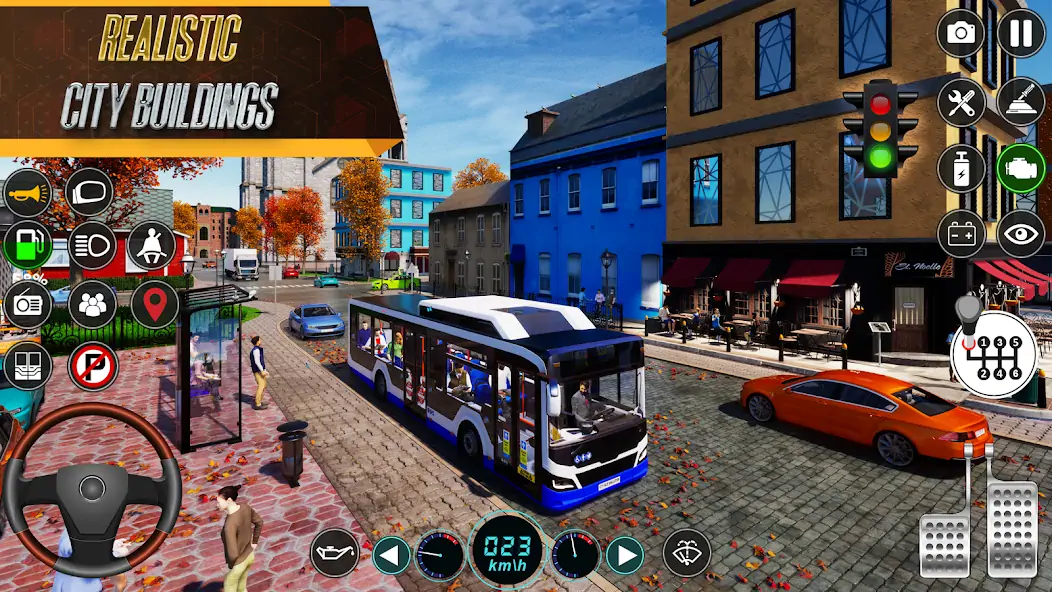 Скачать Real City Bus Simulator Games [Взлом Бесконечные монеты] APK на Андроид